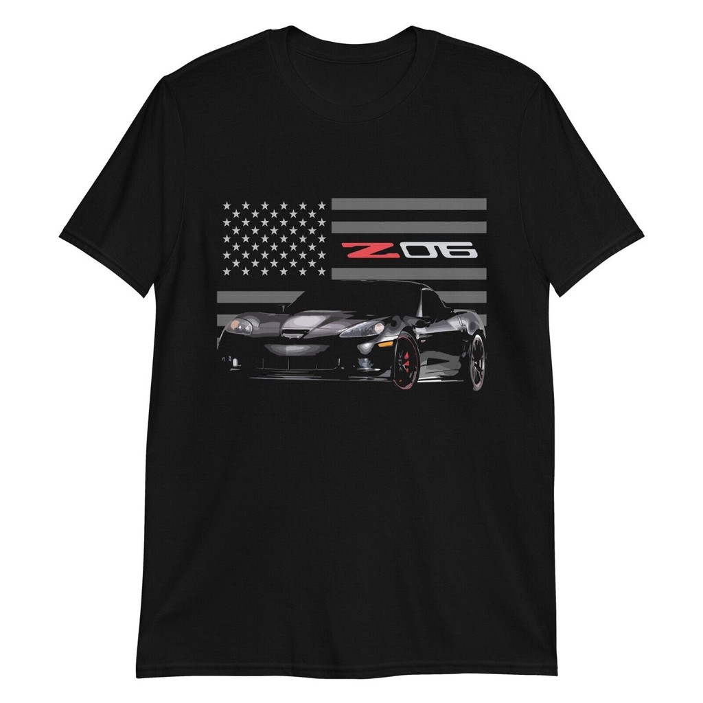 Black Vette C6 Z06 Vette Driver Car Club เสื้อยืดที่กําหนดเอง