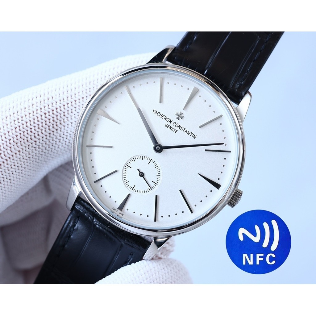 Vacheron Constantin patrimony 40mm CC27 White dial Business trends, Simple Casual Leather STRAP Auto