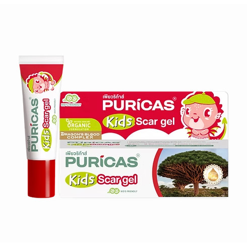 Puricas KIDS scar gel 8g. เจลลดรอยแผลสำหรับเด็ก
