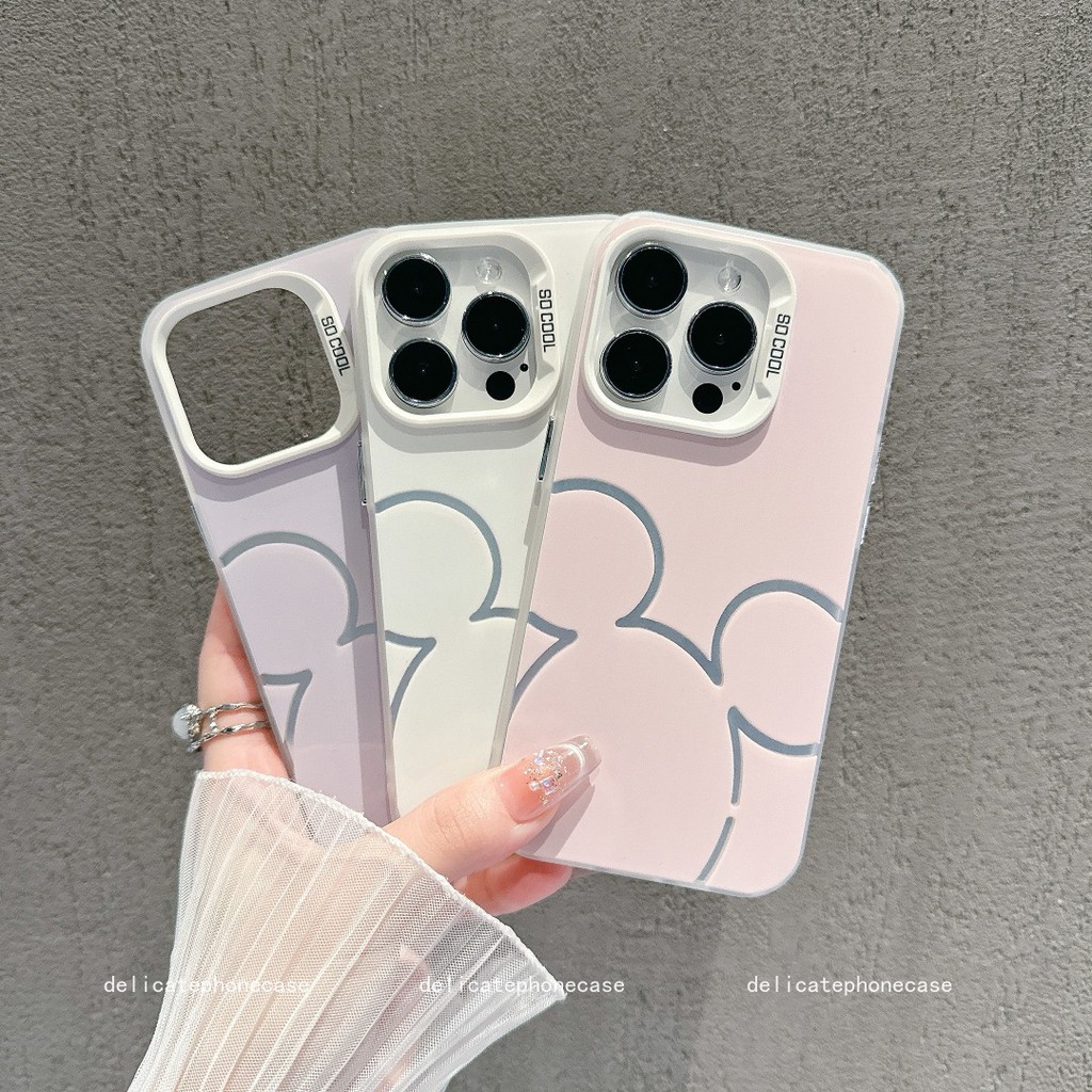 เข้ากันได้กับ iPhone 16 Plus iPhone 15 Pro Max iPhone 13 14 iPhone 11 Pro เคสโทรศัพท์น่ารัก RLDP24CYK