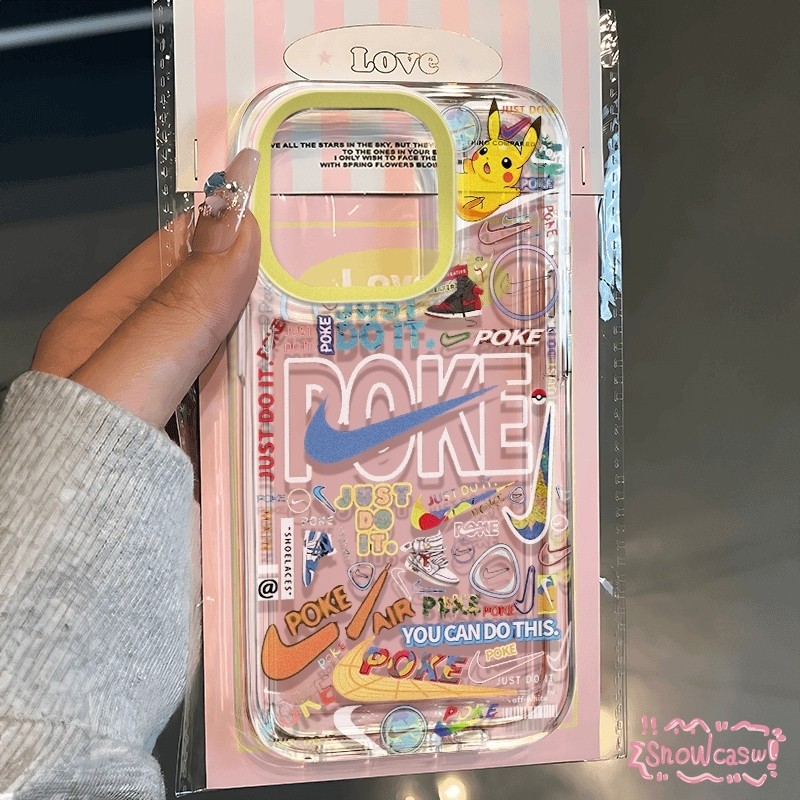เคส Samsung A06 A05S A05 A23 A55 A13 A15 A03 A14 A32 A34 A51 A24 A04 A12 A54 A50 แฟชั่นแบรนด์สีกราฟฟิตีน่ารัก Pikachu