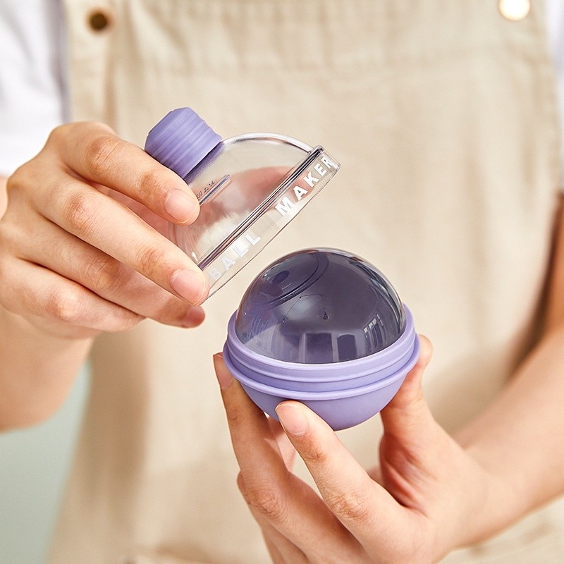 ที่ทำน้ำแข็ง น้ำแข้งก้อนกลม แม่พิมพ์ทำน้ำแข็ง แม่พิมพ์ซิลิโคน ่วัสดุPPเกรดอาหาร ทนทาน ทำง่าย ช่วยให้ประหยัดเวลา - รูปที่ 2