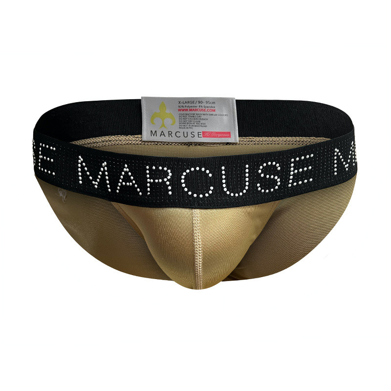 Marcuse Superstar Briefs นําเข้าจากออสเตรเลียผ้าไหมเซ็กซี่กระเป๋าเอวต่ํากีฬาดูใหญ่ - รูปที่ 3