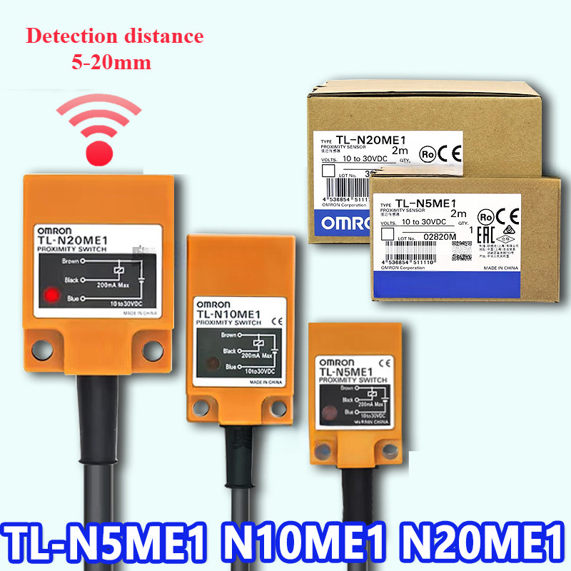 เซ็นเซอร์ Proximity OMRON Square TL-N5ME1 TL-N5ME2 TL-N10ME1 TL-N10ME2 TL-N20ME1 TL-N20ME2 เปิดปกติป