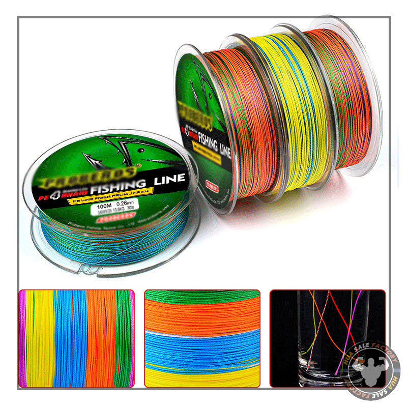 ทนทาน สายตกปลา สายพีอีถัก สายเอ็นตกปลา อุปกรณ์ตกปลา หลากสี สายพีอีตกปลา - รูปที่ 6