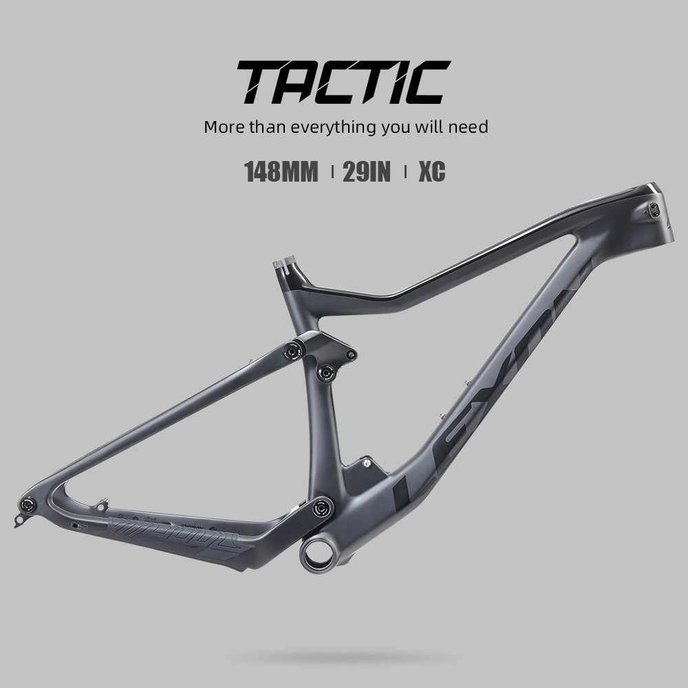สต็อกพร้อม! LEXON TACTIC กรอบ MTB คาร์บอนเต็ม 29er ระบบกันสะเทือน XC Race & Trail Frameset Boost มาต