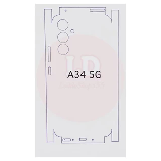 Focus ฟิล์มไฮโดรเจลหลังมีขอบรอบเครื่อง สำหรับ Samsung A56 A36 A26 A16 A06 A55 A35 A34 A24 A14 A54 A34 A14 A05 A05S