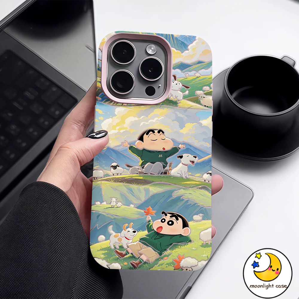 🎗 GOOD 🎗 เคสเหมือนเปลือกลิ้นจี่ การ์ตูนเด็กน้อย การ์ตูน น่ารัก รักษา สําหรับIPhone16 15 14 13 7 8plus Pro Promax XR XS - รูปที่ 5