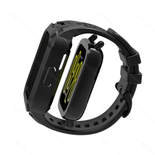 สายซิลิโคนสําหรับ Xiaomi Redmi นาฬิกา 6 5 4 Active Lite กรณีกีฬา Band Smartwatch สายคล้องคอสําหรับ Redmi นาฬิกา 5Active TPU แบบบูรณาการ Anti-Drop สายรัดข้อมือ