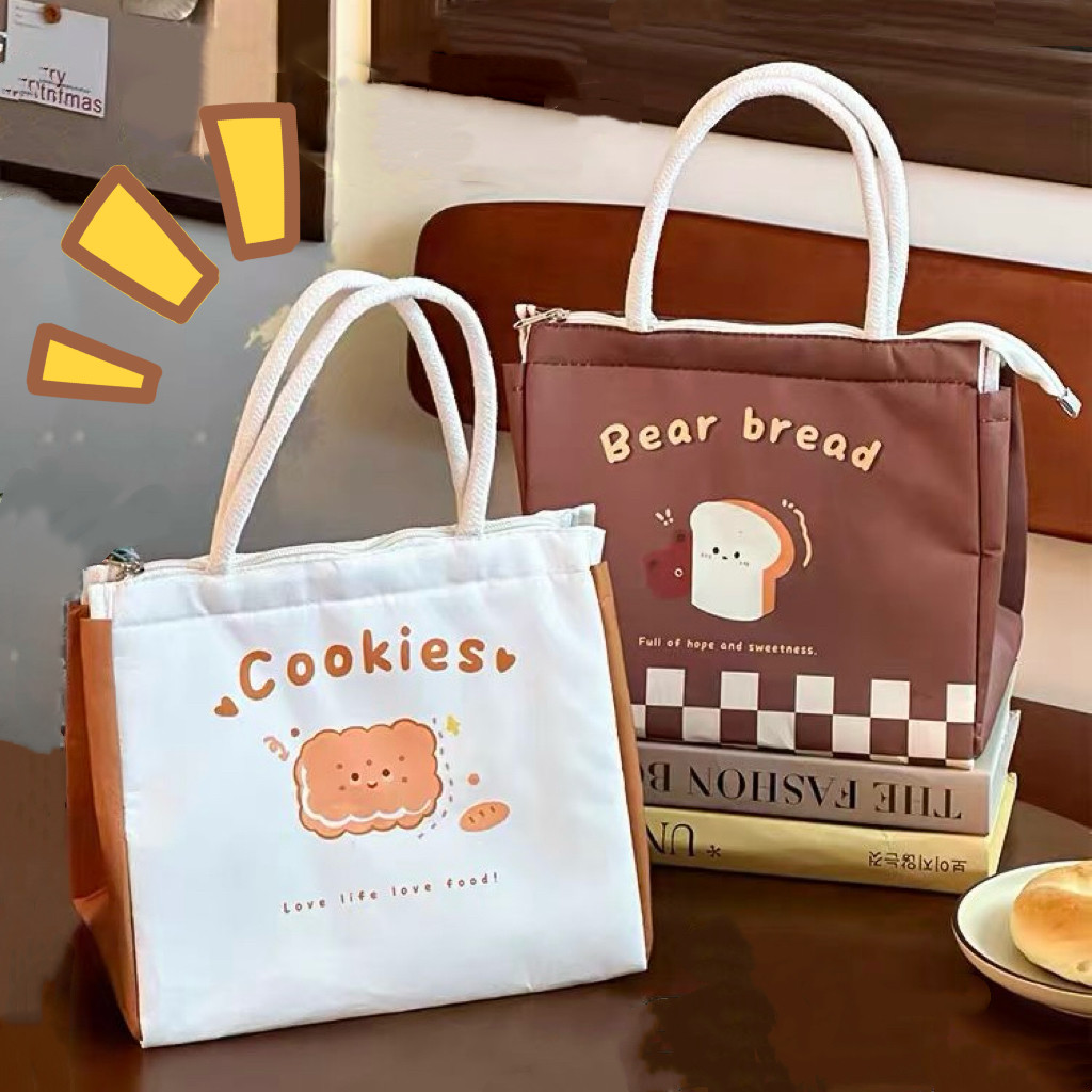 กระเป๋าเก็บอุณหภูมิ  ถุงใส่อาหาร ใบใหญ่จุเยอะ  กระเป๋าถือออกแบบหูหิ้ว สำหรับตั้งแคมป์ งานนอกบ้าน Onesuper