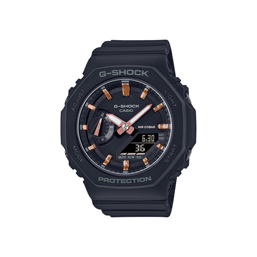 CASIO นาฬิกาข้อมือผู้หญิง G-SHOCK YOUTH รุ่น GMA-S2100-1ADR วัสดุเรซิ่น สีดำ