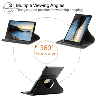 สําหรับ เรียลมี เบาะ 10.4 "360 หมุนยืนพลิกหนัง ปู่ กรณีแท็บเล็ต