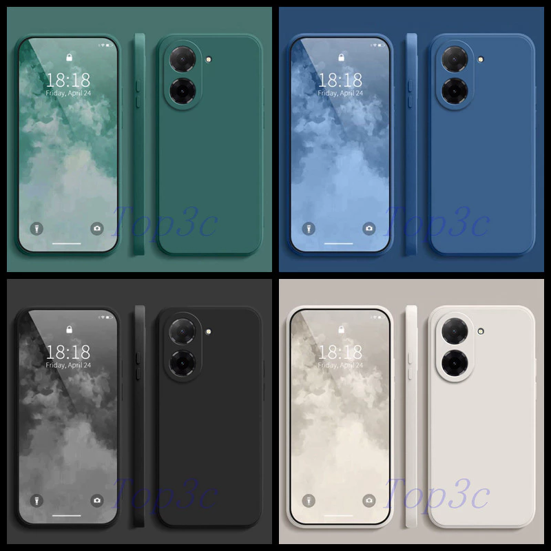 เคส Redmi A5/A3/A2/A1 Plus/14C/13C/12C/12/10C/10A/1010/9C เคสซิลิโคนสีธรรมดาเรียบง่าย YT