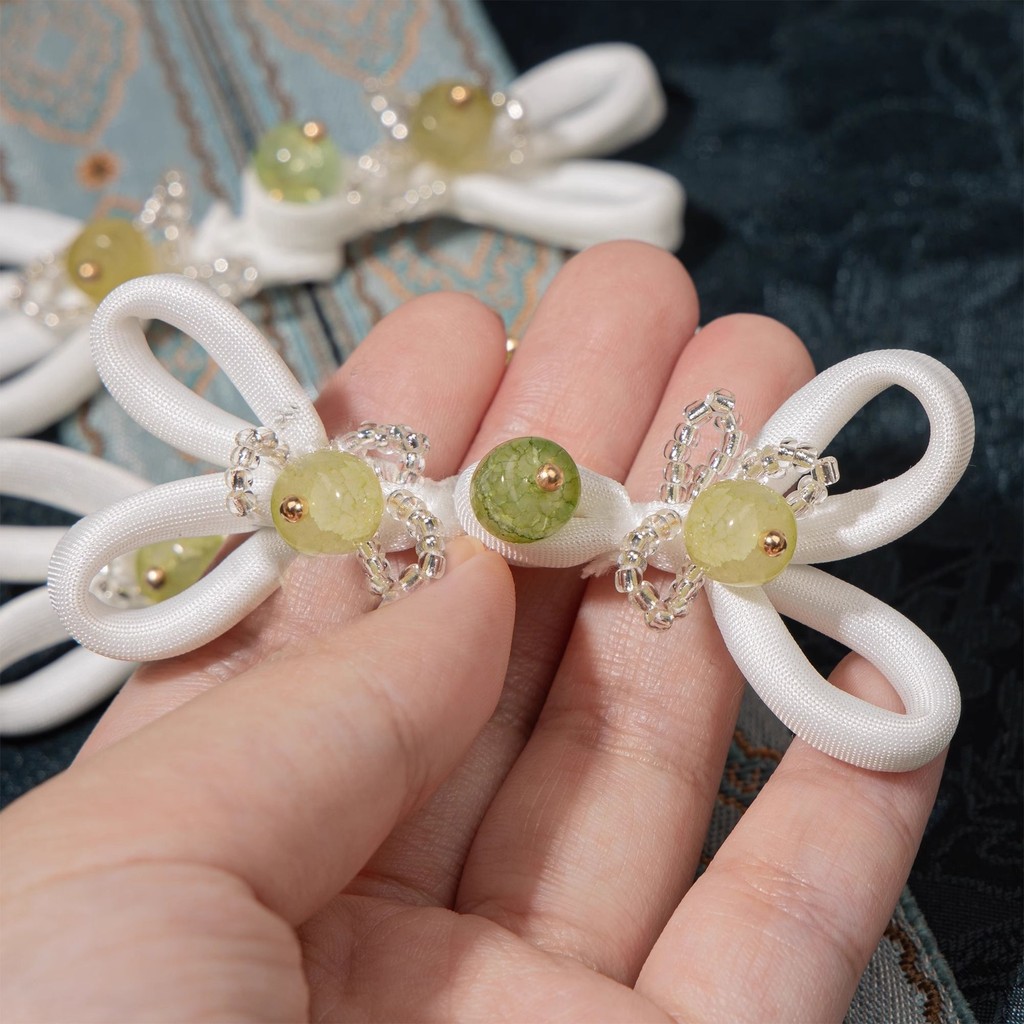 เครื่องประดับโบราณโบราณ LS294Cheongsam หัวเข็มขัดคริสตัลโบว์หัวเข็มขัดพันเครื่องแต่งกาย Han zhangz88