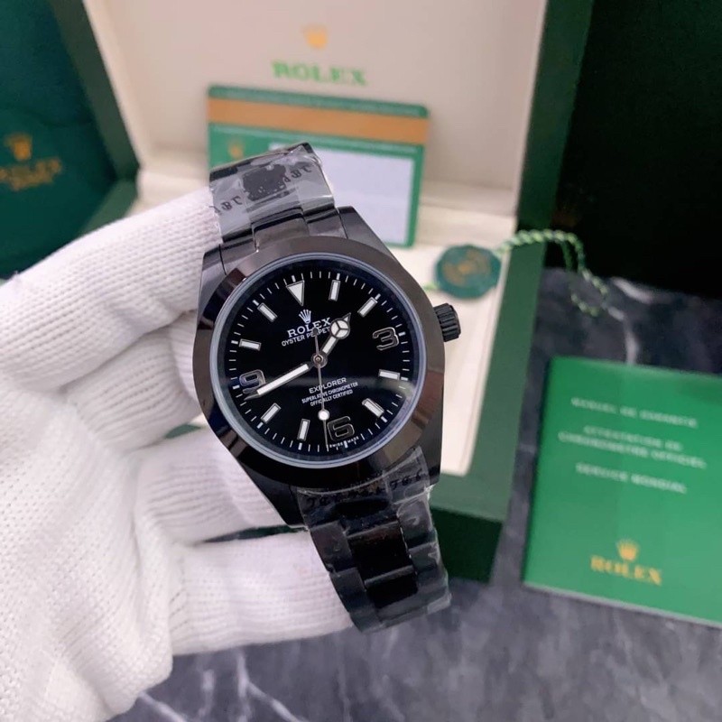 (สินค้าพร้อมส่ง) นาฬิกาข้อมือ ROLEX EXPLORER TOP VIP งานสวย ตรงปก เหมือนทุกจุดครับ
