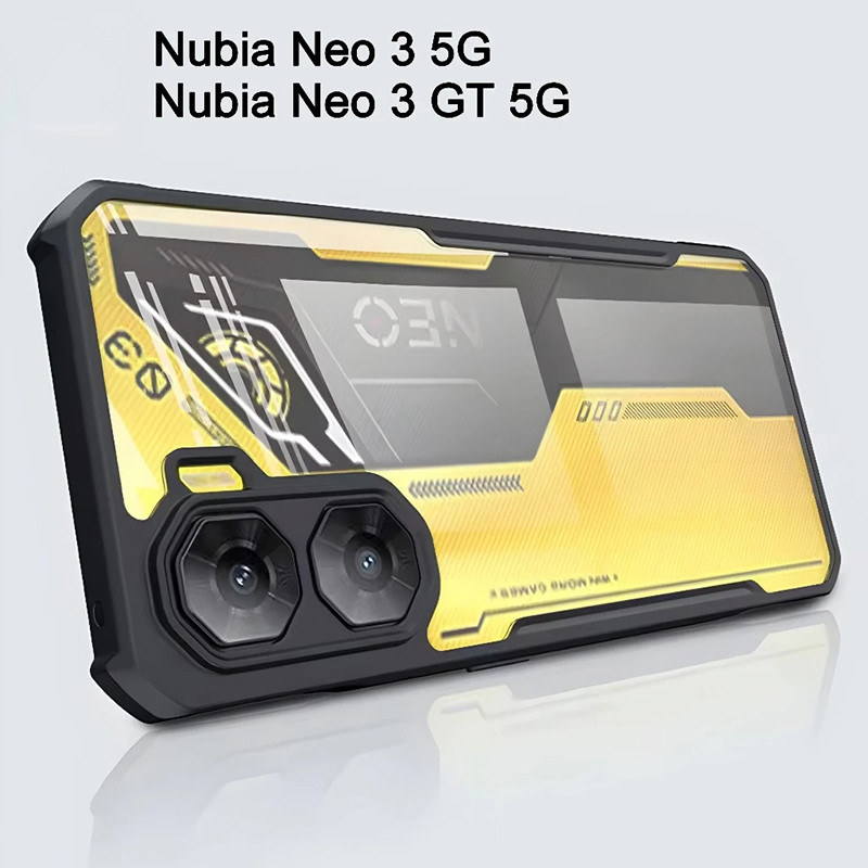 สําหรับ ZTE Nubia Neo 3 5 GT Nubia Neo 2 Neo 3 5G Pro โปร่งใสฤดูใบไม้ร่วงป้องกันเคสโทรศัพท์