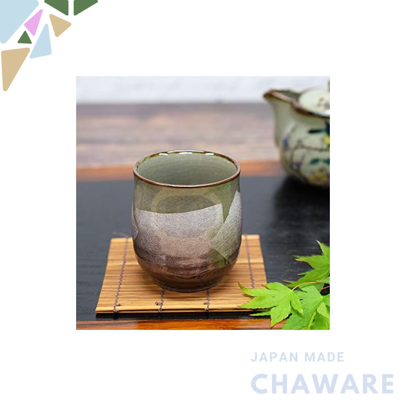【made in japan】
"Waza no Kura Kutani Ware Tea Cup - Silver Glaze Purple - Pottery Brand Japanese Tab