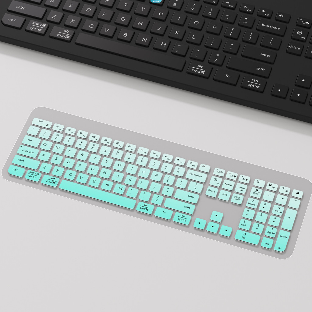 ฟิล์มคีย์บอร์ดซิลิโคนสําหรับ Logitech K950 Series - ป้องกันฝุ่นรอบด้าน ทําความสะอาดง่ายและกันรอยขีดข