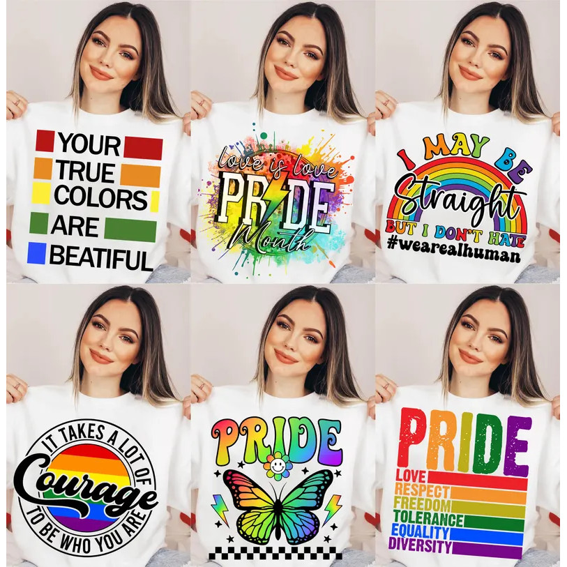 【เสื้อยืดใหม่】Bundle Png 2025 Gay Pride Monat Png, Gay Pride Monat Png, LGBT Pride Png, LGBT , Gay P