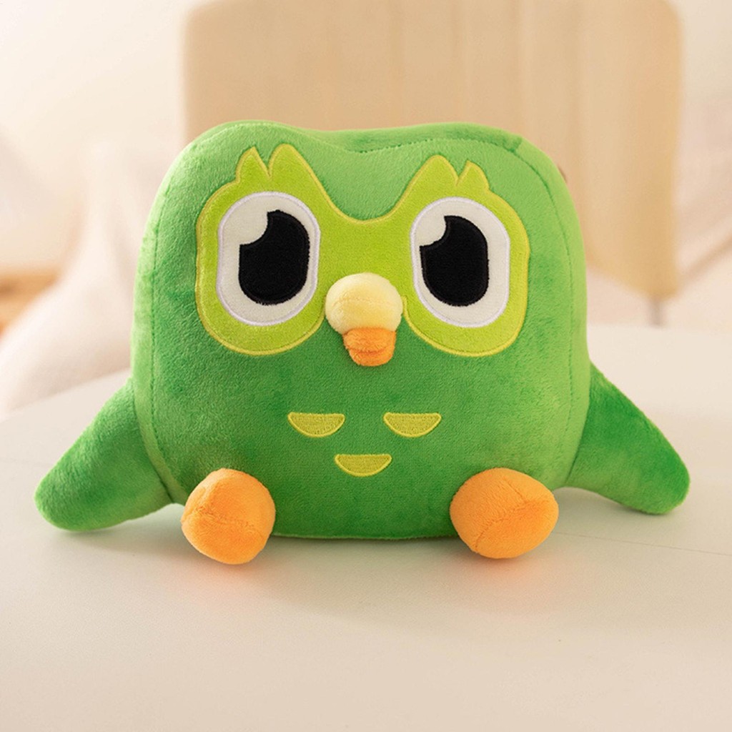 สีเขียวนกฮูกของเล่นตุ๊กตาสบาย Plushie ตุ๊กตาสัตว์ตุ๊กตาหมอนของเล่น verasath