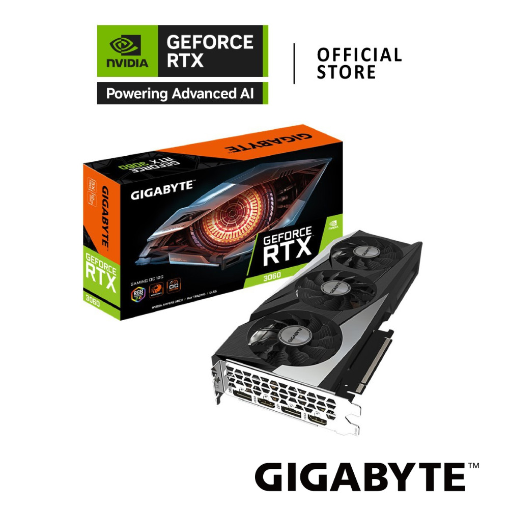 GIGABYTE NVIDIA Geforce RTX 3060 Gaming OC 12G