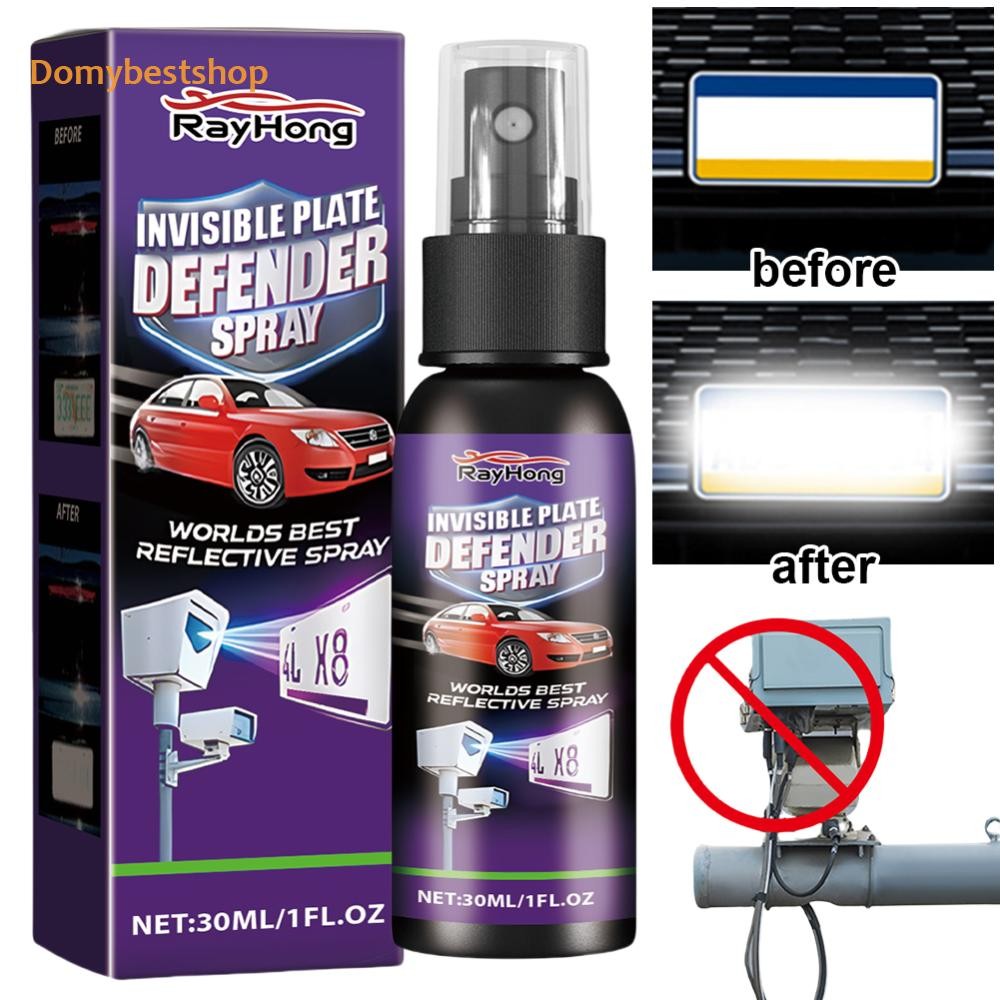 แผ่นที่มองไม่เห็น Defender Sprayer 30ml Clear Coat Long Lasting Sprayer Liceence ที่มีประสิทธิภาพและที่มองไม่เห็น Definition Sprayer เหมาะสําหรับรถยนต์ส่วนใหญ่ [Domybestshop.th]
