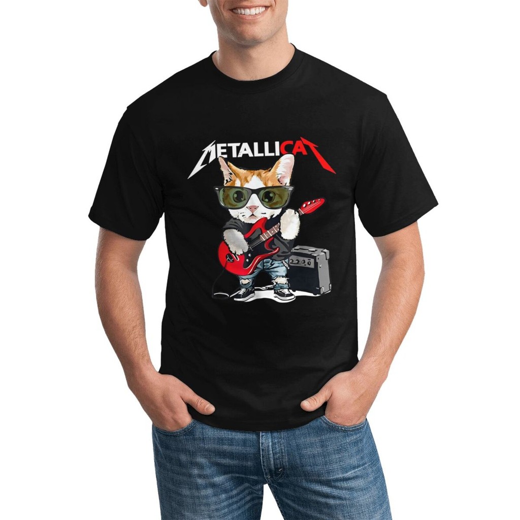 Metallicat Funny Cat Rock 90S Meow สําหรับดนตรี