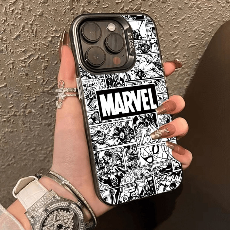 เดอร์แมนกรณีโทรศัพท์มือถือกันฝุ่น  for iPhone 8 plus XS 7 XR 13 Pro 12 14 PLUS 16 16 PRO MAX