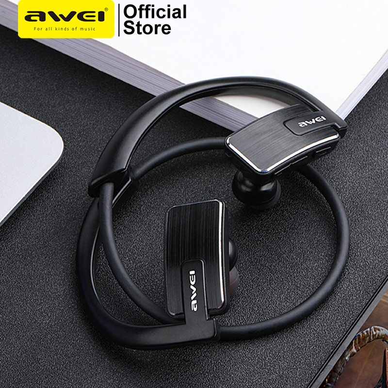 Awei E1BL หูฟังบลูทูธไร้สายสมาร์ทกีฬากันน้ํา IPX4 หูฟังบลูทูธกันเหงื่อ