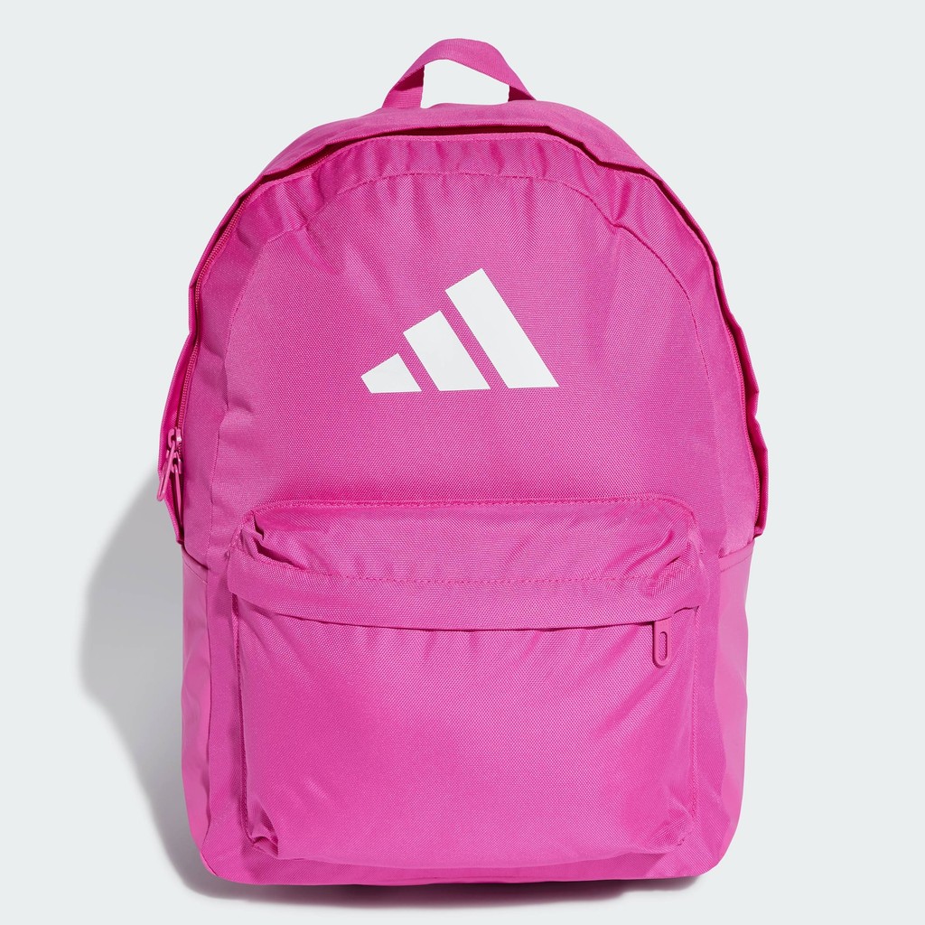 adidas ไลฟ์สไตล์ กระเป๋าเป้โลโก้ Classic 3 Bar Unisex สีชมพู IS7058