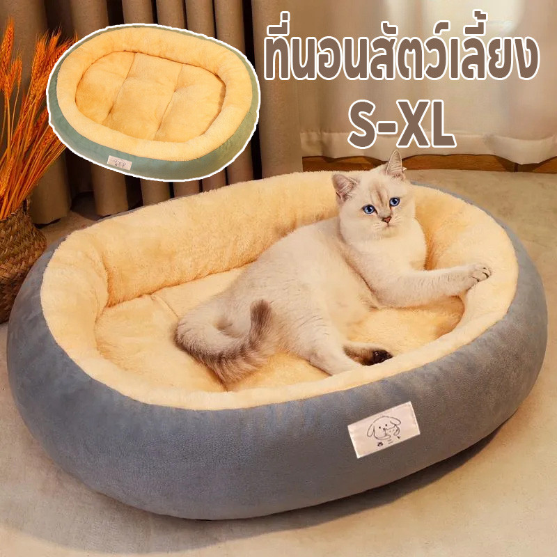 พร้อมส่ง ที่นอนสัตว์เลี้ยง เบาะหมาใหญ่ S-XL นุ่ม สบาย ที่นอนแมว 2 ขนาด ที่นอนสัตว์เลี้ย