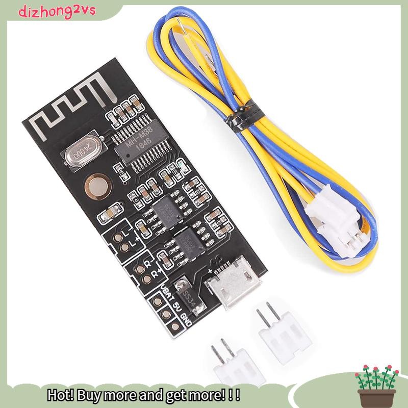 [dizhong2vs]บอร์ดเครื่องขยายเสียงบลูทูธ, กําลังขับ 5W +5W, DC 3.7V-4.2V/5V มินิบลูทูธลําโพงบอร์ด