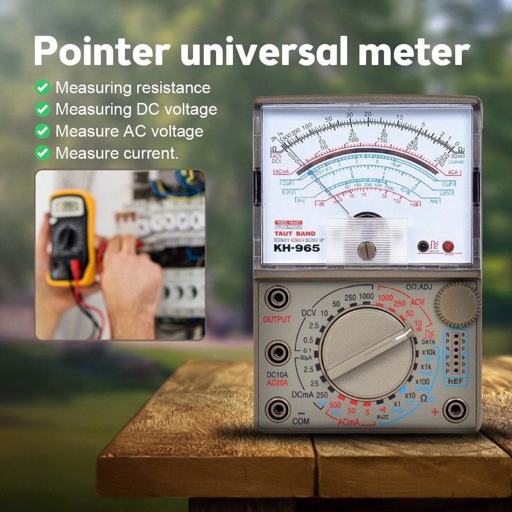TENGZHI KH-965 Analog Multimeter Pointer Multi Meter Tester AC/DC แรงดันไฟฟ้าประเภท Universal Meter