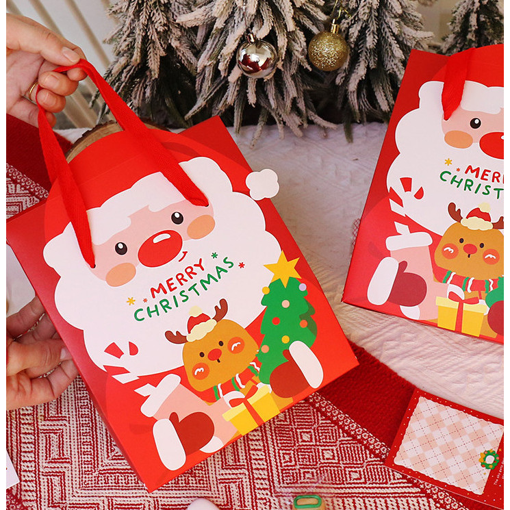 กล่องคุ๊กกี้ กล่องคริสต์มาส กล่องหูหิ้ว (KK83)