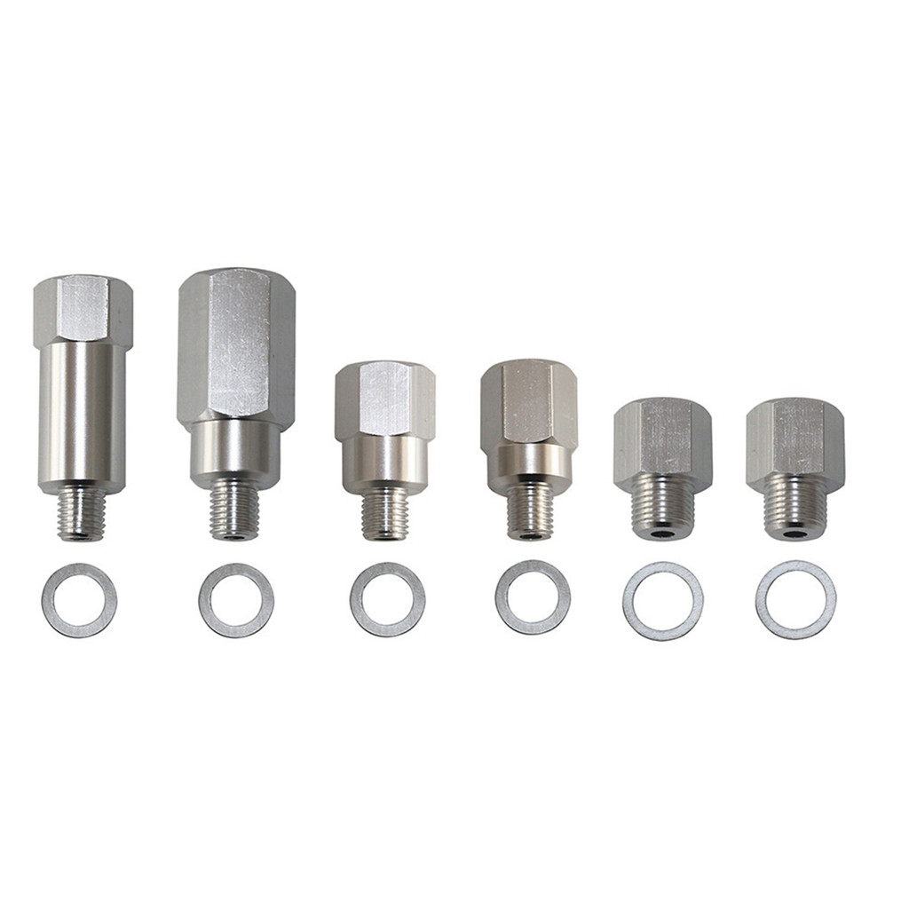 6pcs LS Master อะแดปเตอร์ชุดเครื่องยนต์น้ํามัน & Coolant 1/8 3/8 1/2 NPT LS1 LS3 สําหรับ Chevy Chevr