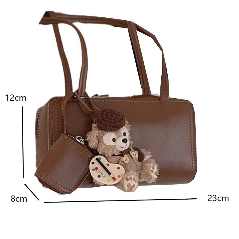 Amila Maillard Color Series Retro Minority Underarm Bag ใหม่เรียบง่ายและอเนกประสงค์ One Shoulder Bowling Bag