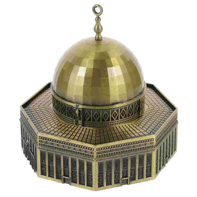 Islam Model Religious Dome Landmark Building Model Metal Dome of the Rock Model Landmark Building Sc
