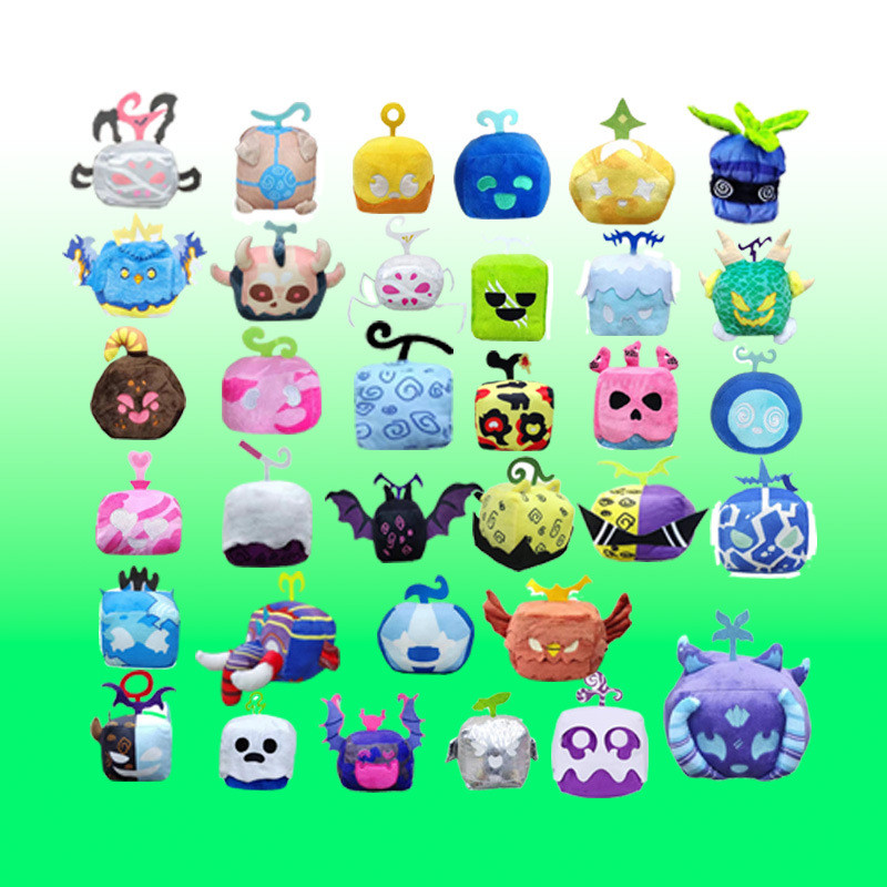 【พร้อมส่ง】Blox Fruits Roblox  Game Plush Toy  Leopard Pattern Soft Stuffed   ของขวัญคริสต์มาสตุ๊กตาผ