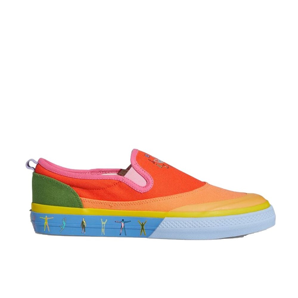 ADIDAS ORIGINALS PRIDE COLLECTION 2021 NIZZA SLIP-ON Unused