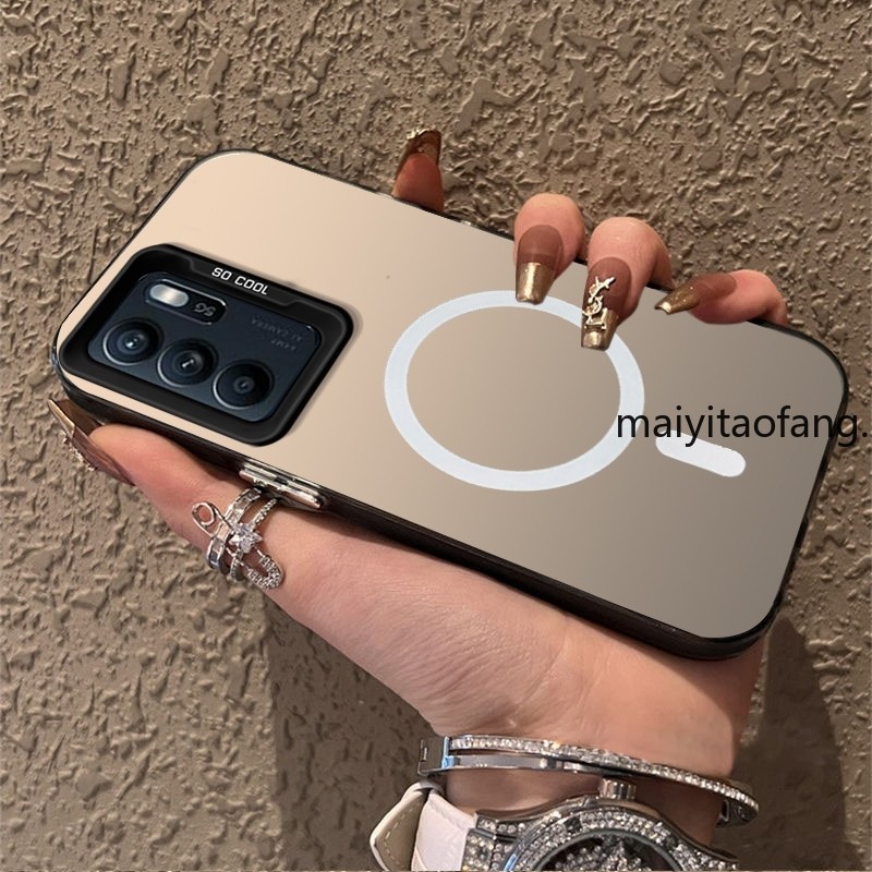 ปลอกoppo Reno 6 4g OPPO a16 OPPO Reno6 5Gเคสโทรศัพท์เคสแข็งTPUเคสโทรศัพท์แบบแข็งเคสกันกระแทกดีไซน์ใหม่ความงามไร้สายแม่เหล็กCYBSWX01