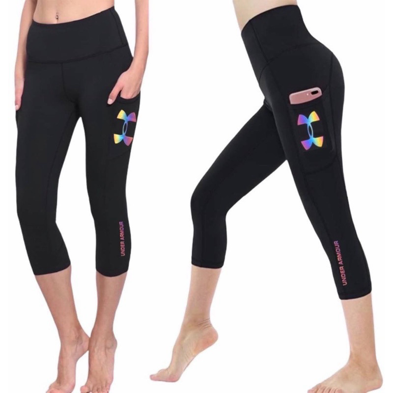 กางเกงเล็กกิ้งขา4สวนผู้หญิง กางเกงโยคะ กางเกงออกกำลังกาย Legging P02