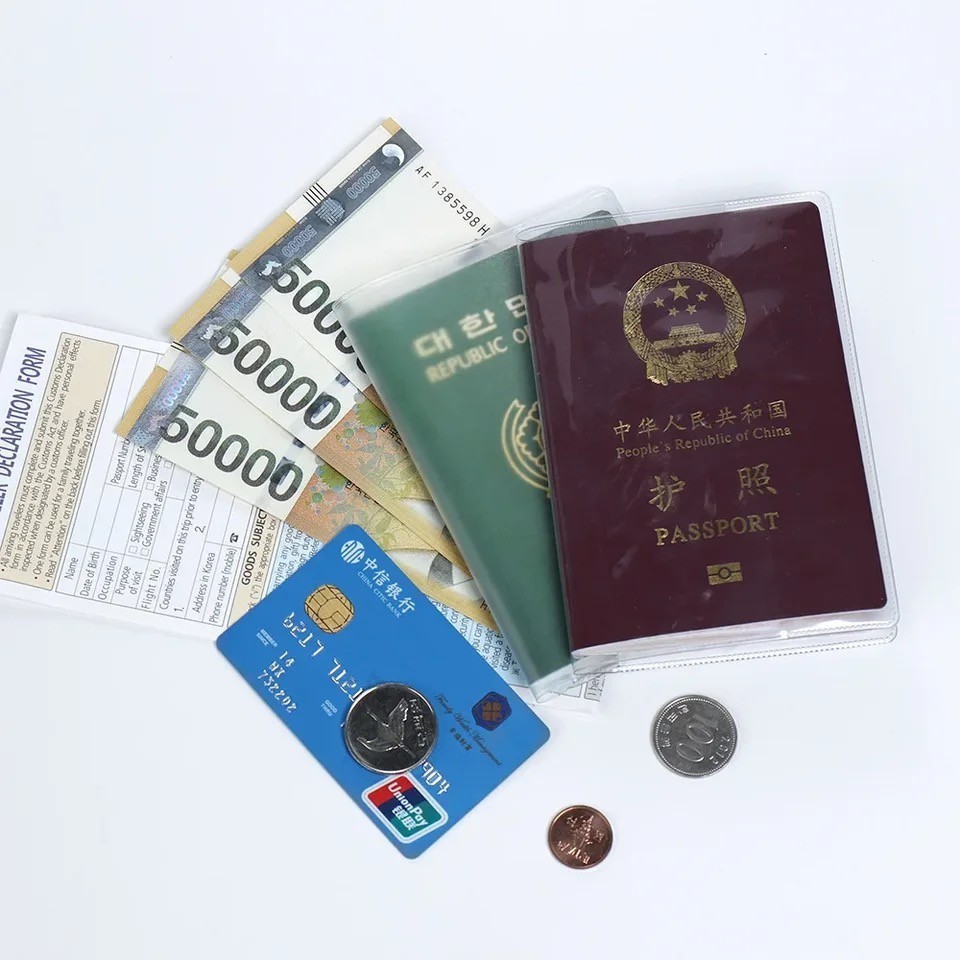 Tesco ปกใส่หนังสือเดินทาง ซองใส่พาสปอร์ต กันน้ำ เคสพาสปอร์ต  Passport case