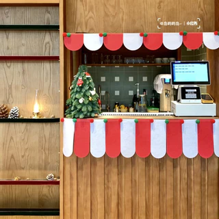 ร้านค้า ห้างสรรพสินค้า ร้านอาหาร ตกแต่งกระจกหน้าต่าง ม่านแขวน ม่านสั้น ม่านประตูเล็ก ตกแต่งผนัง