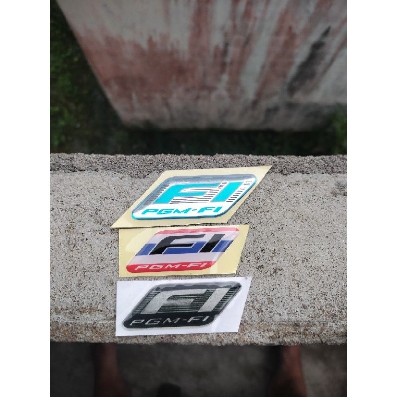 สติ๊กเกอร์ Honda FI PGM FI Emblem 3D RAISED