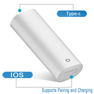 USB C อะแดปเตอร์ดินสอ Type-C ถึง iPencil Charger สําหรับดินสอ Aple รุ่นที่ 1 รองรับแผ่นรองจับคู่ Bluetooth 10th Gen
