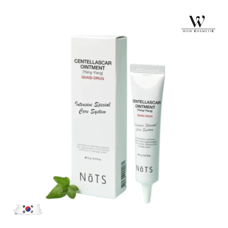 ⭐️ Nots Centella scar Ointment Ylang-Ylang 15 กรัม ครีม⭐️ ของแท้ พร้อมส่ง ⭐️