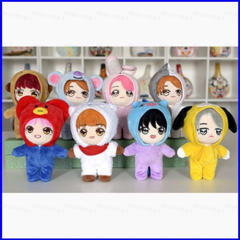Yt1 20 ซม.BTS Bangtan Boys Rap Monster JIN SUGA J HOPE JIMIN V JUNGKOOK เสื้อผ้าตุ๊กตาสามารถถอด TY1