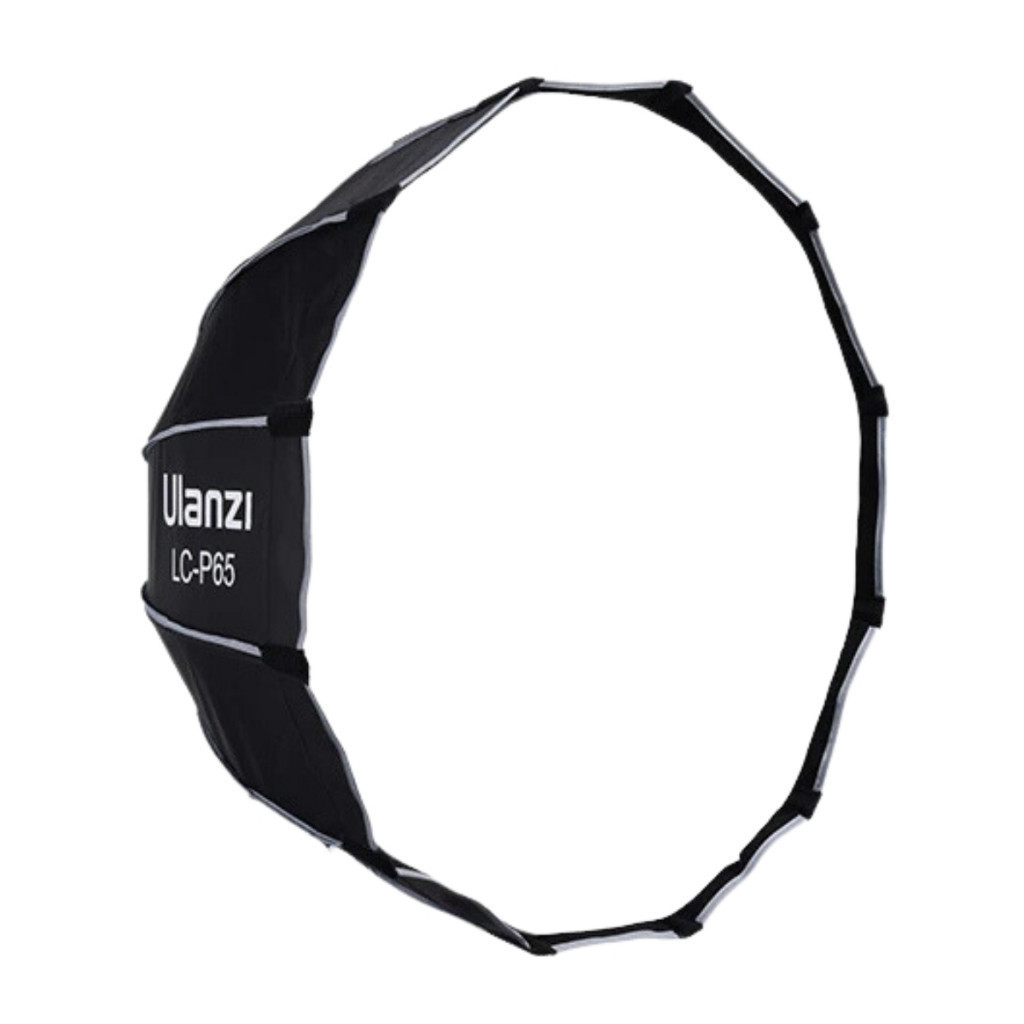 Ulanzi LC-P65 ซอฟต์บ็อกซ์ 8 เหลี่ยม 65CM พร้อมกริต สำหรับไฟ COB สตูดิโอ ถ่ายภาพ พอร์ตเทรต แสงนุ่ม สว