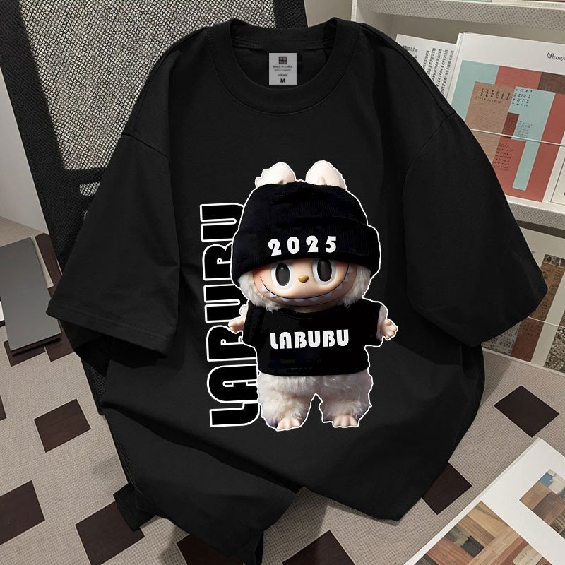 เสื้อยืดแขนสั้นพิมพ์ลายการ์ตูน LABUBU ลาบูบู S-3XL ตัดเย็บดี ผ้านุ่ม ส่งเร็ว จัดส่งจากไทย