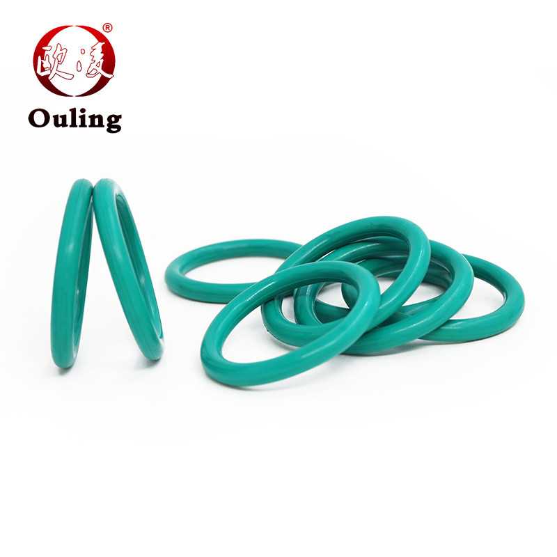 Ouling CS3mm O-Ring ID4-224 OD10-230mm สีเขียว FKM FPM Fluororubber Fluorine ยางแหวนปิดผนึกการกัดกร่อนความดันสวมใส่น้ํามันความต้านทาน